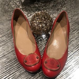 Never worn Talbots leather flats